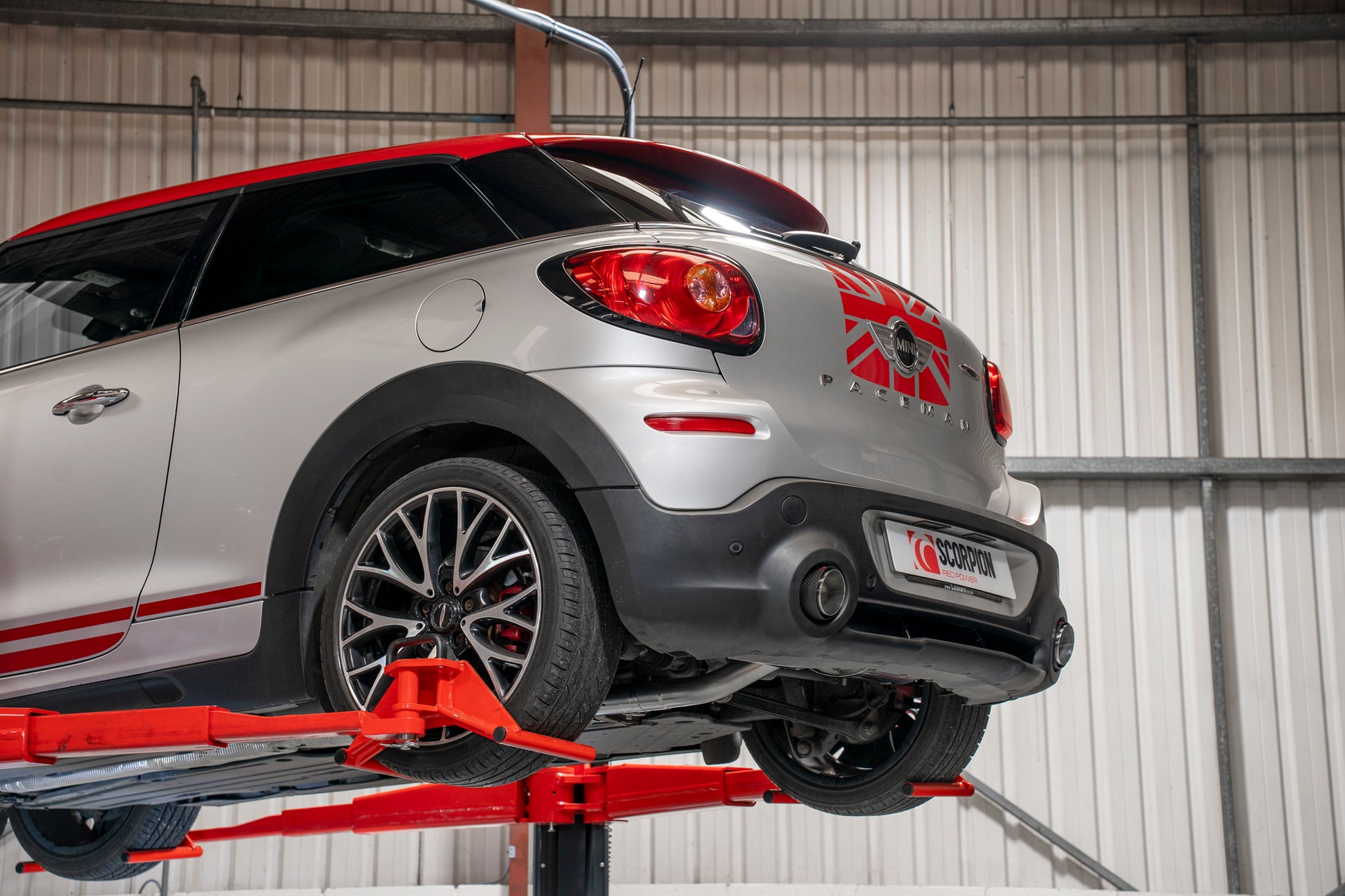 Scorpion SMN026CF Mini Non-Resonated Cat-Back System  (Countryman R60/Paceman R61) | ML Performance US US