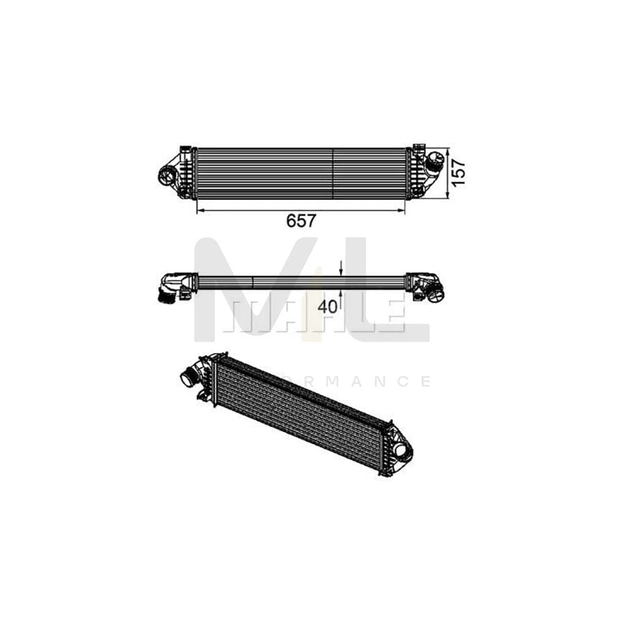 MAHLE ORIGINAL CI 190 000P Intercooler | ML Performance Car Parts