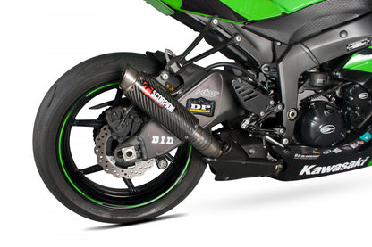 Scorpion KA1001CEM Kawasaki Ninja ZX-6R Rp1-Gp Slip-On - Carbon Fibre Sleeve | ML Performance US US