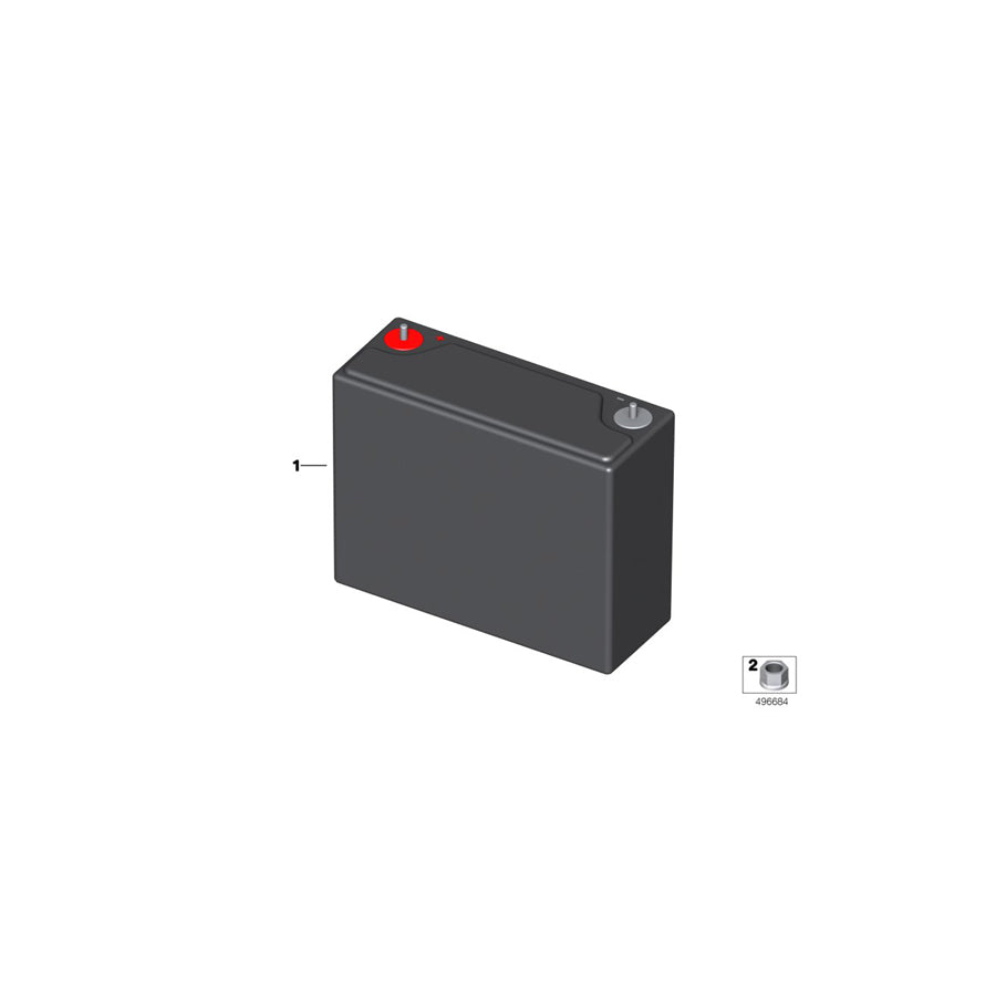 Genuine BMW 61208323022 BMW Battery SBS 40 (Inc.  & M6 GT3) | ML Performance US Car Parts