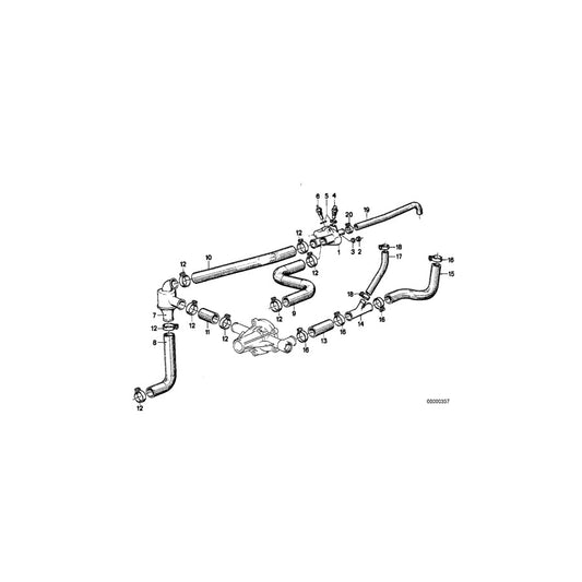 Genuine BMW 11531271789 E21 E30 E12 T-Connector (Inc. 316, 315 & 518) | ML Performance UK Car Parts