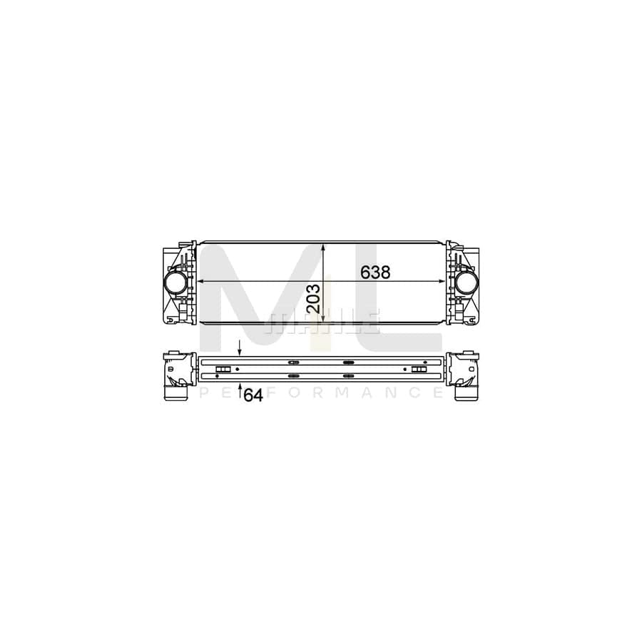 MAHLE ORIGINAL CI 369 000P Intercooler | ML Performance Car Parts