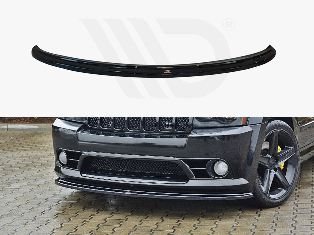 Maxton Design JE-GC-3-SRT8-FD1T Front Splitter V.1 Jeep Grand Cherokee Wk Srt8 | ML Performance UK Car Parts