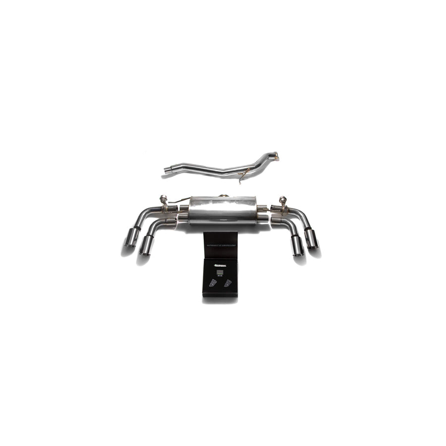 Armytrix AU8JS-QS11C Valvetronic Exhaust System Audi TT | TTS Quattro MK2 8J 2007-2014 with  Quad Chrome 3.5" | ML Performance US US Car Parts