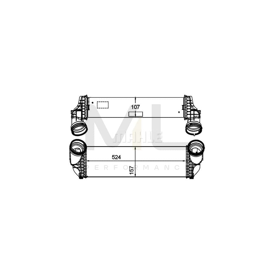 MAHLE ORIGINAL CI 175 000P Intercooler | ML Performance Car Parts