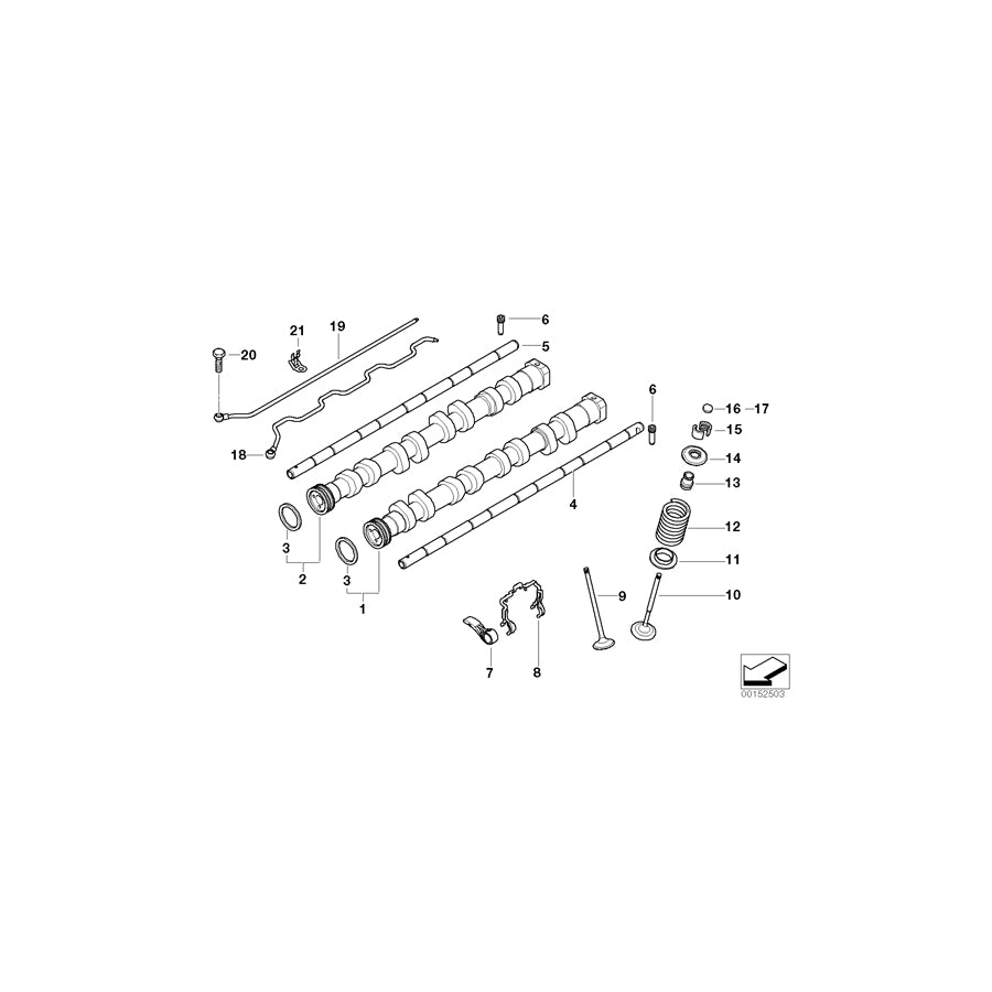 Genuine BMW 11337549034 E90 Rocker Arm (Inc. 320si) | ML Performance US Car Parts