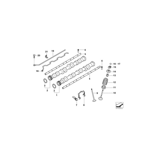 Genuine BMW 11337549034 E90 Rocker Arm (Inc. 320si) | ML Performance US Car Parts