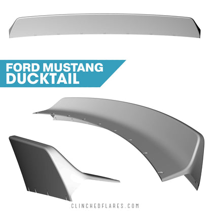 Clinched Ford Mustang S550 Ducktail Spoiler | ML Performance US Car Parts