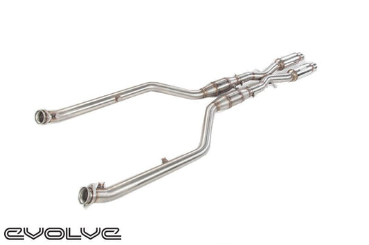 Evolve BMW E90 E92 E93 M3 X Pipe Exhaust - ML Performance UK