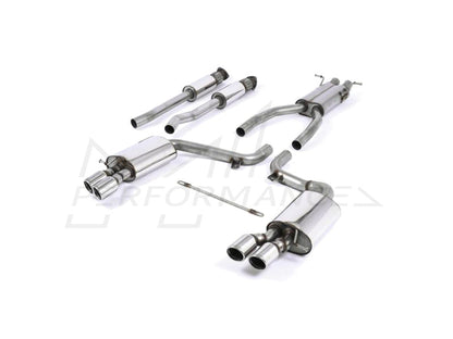 MillTek Audi C6 S6 Resonated Cat-Back Exhaust - ML Performance UK