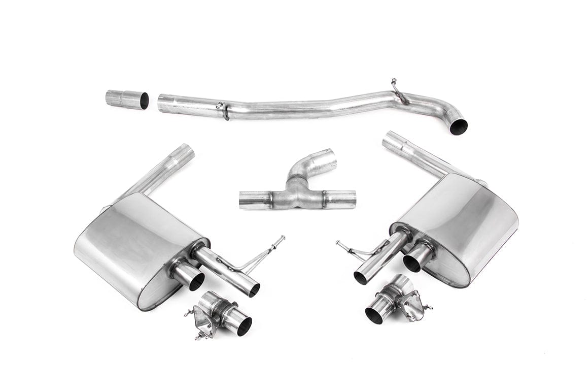 MillTek VW Arteon 2.0 TSI 4motion 76mm Non-resonated Valved Cat-Back Exhaust System - ML Performance US