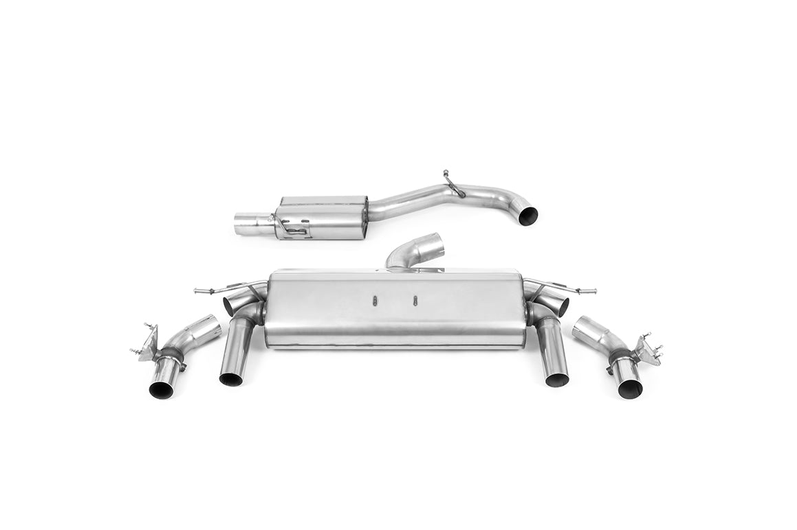 MillTek Volkswagen T-Roc R GPF/OPF Resonated Cat-Back Exhaust System - EC Approved - ML Performance US