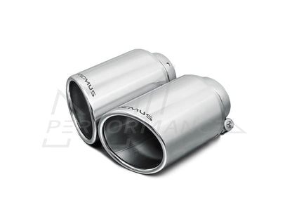 Remus BMW Mini F54 F60 Carbon with Titanium Insert & Chrome Tailpipes (Cooper S Clubman & JCW ALL4) - ML Performance UK